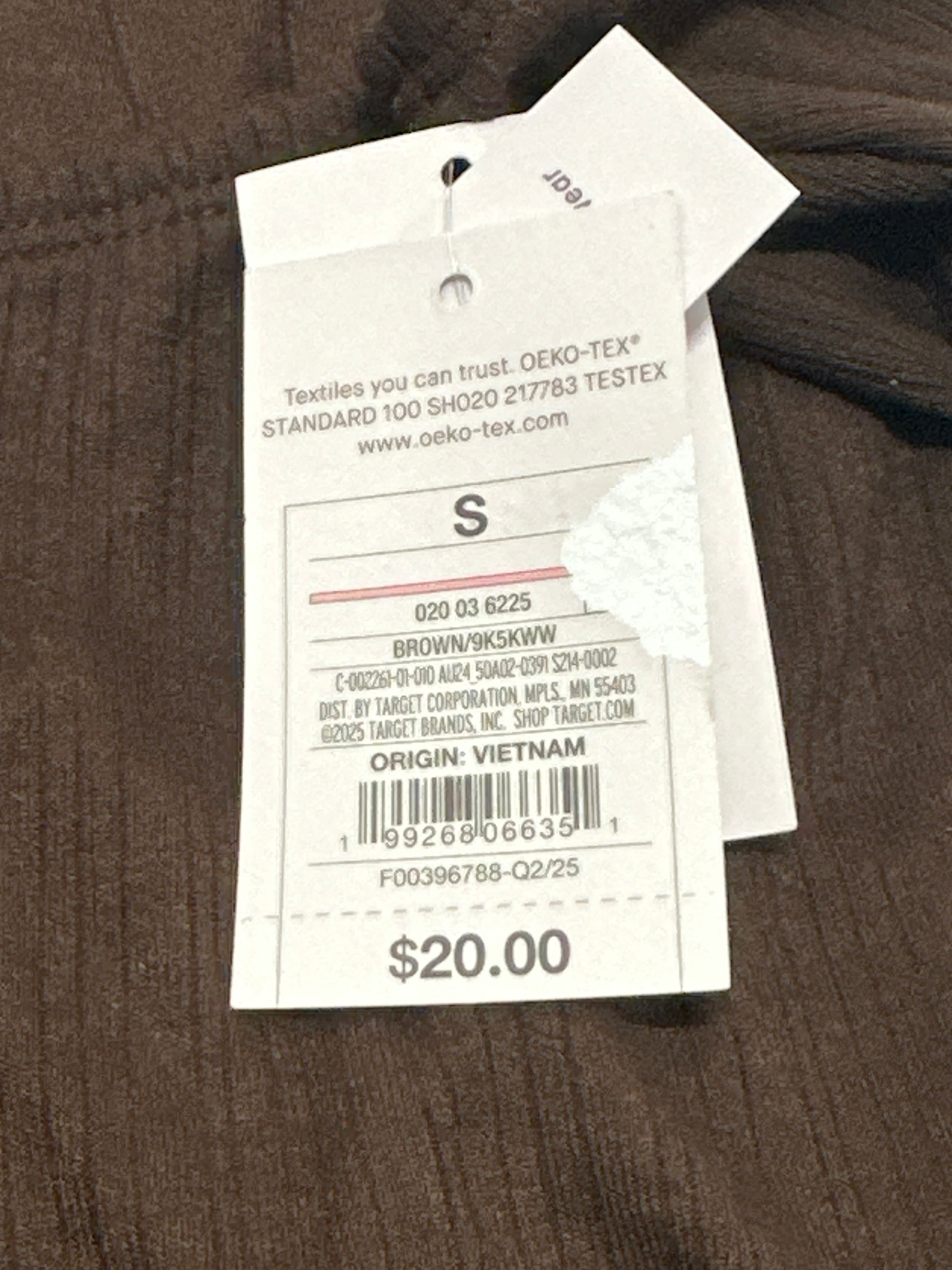 Auden Women's Soft Ribbed Sleep Lounge Skirt Brown