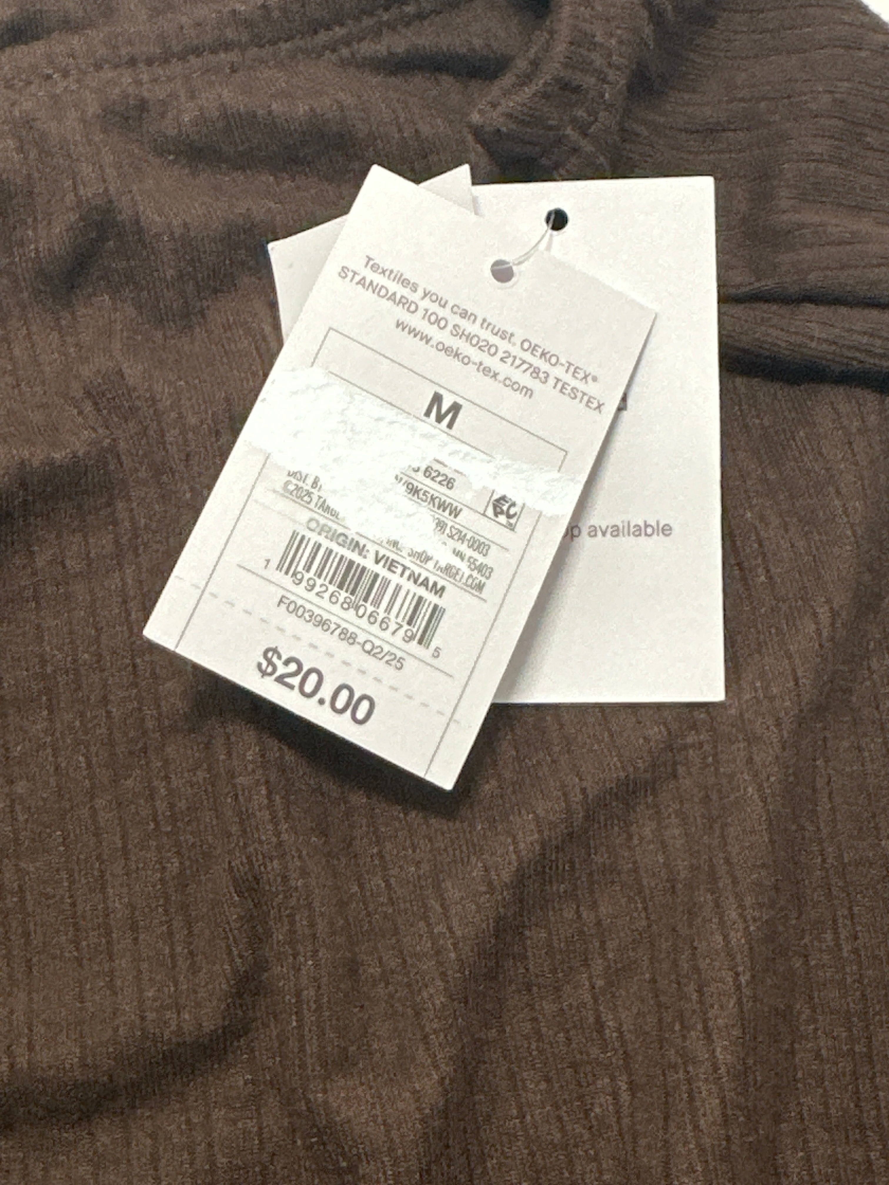 Auden Women's Soft Ribbed Sleep Lounge Skirt Brown