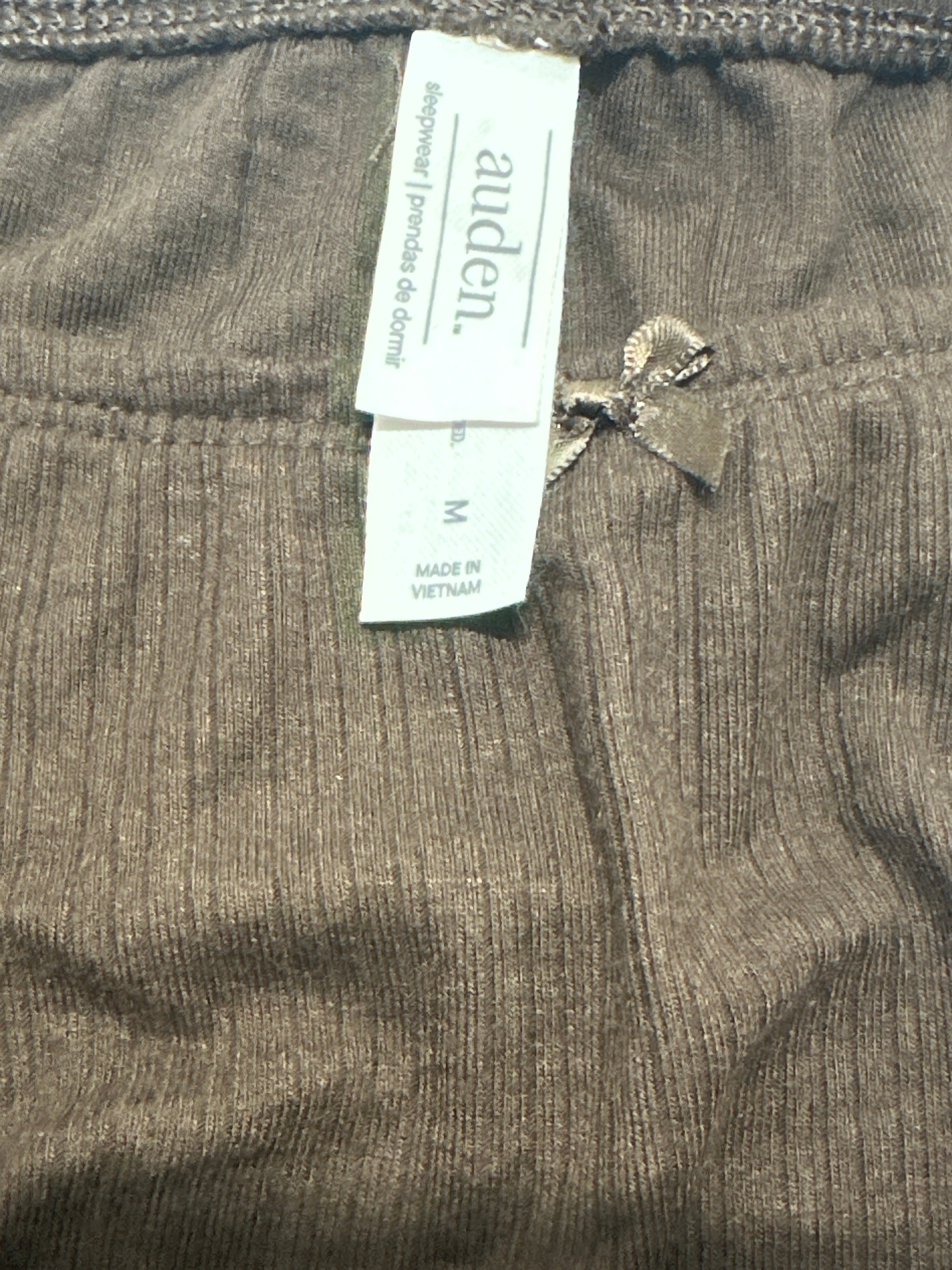 Auden Women's Soft Ribbed Sleep Lounge Skirt Brown