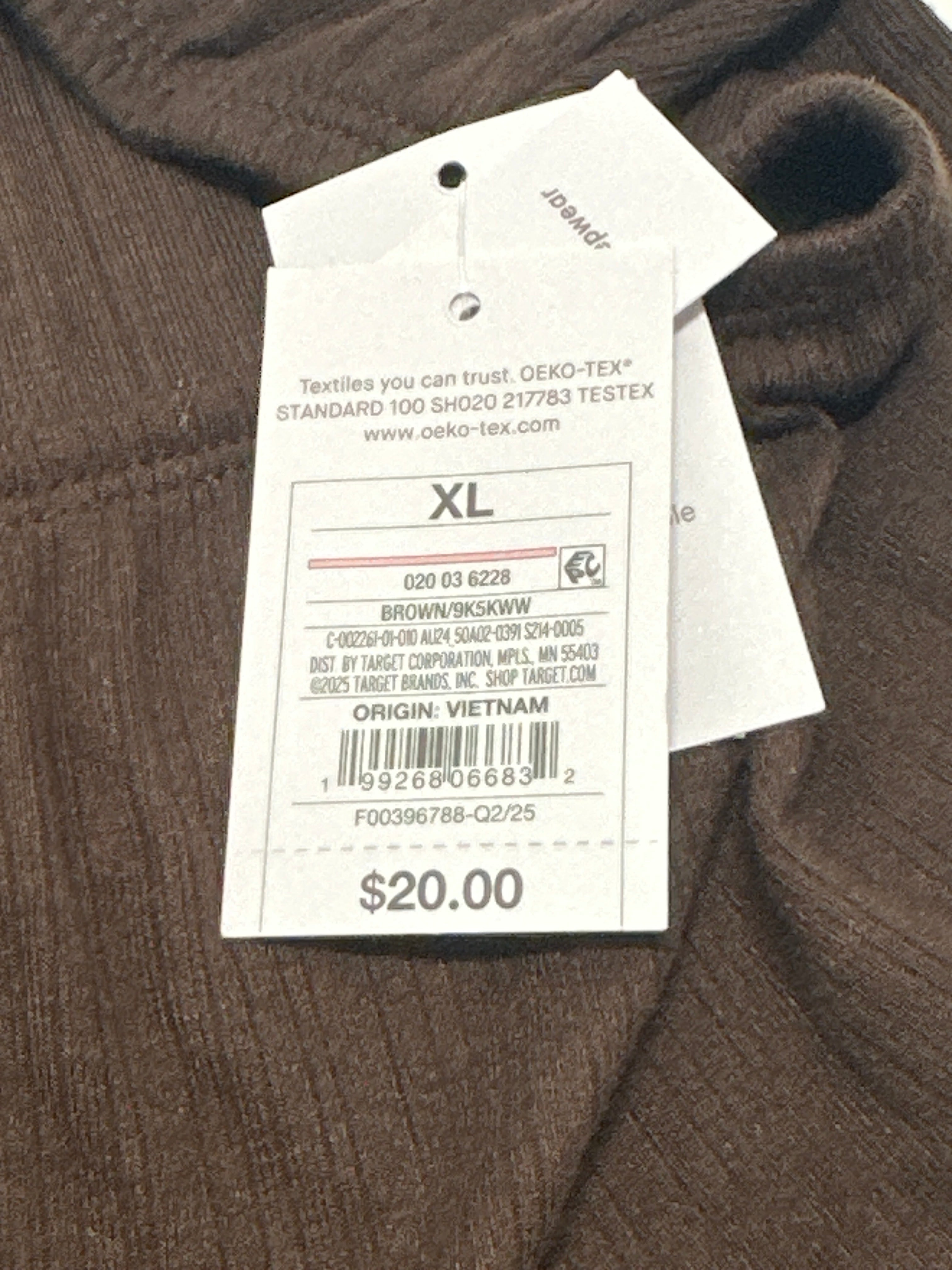 Auden Women's Soft Ribbed Sleep Lounge Skirt Brown
