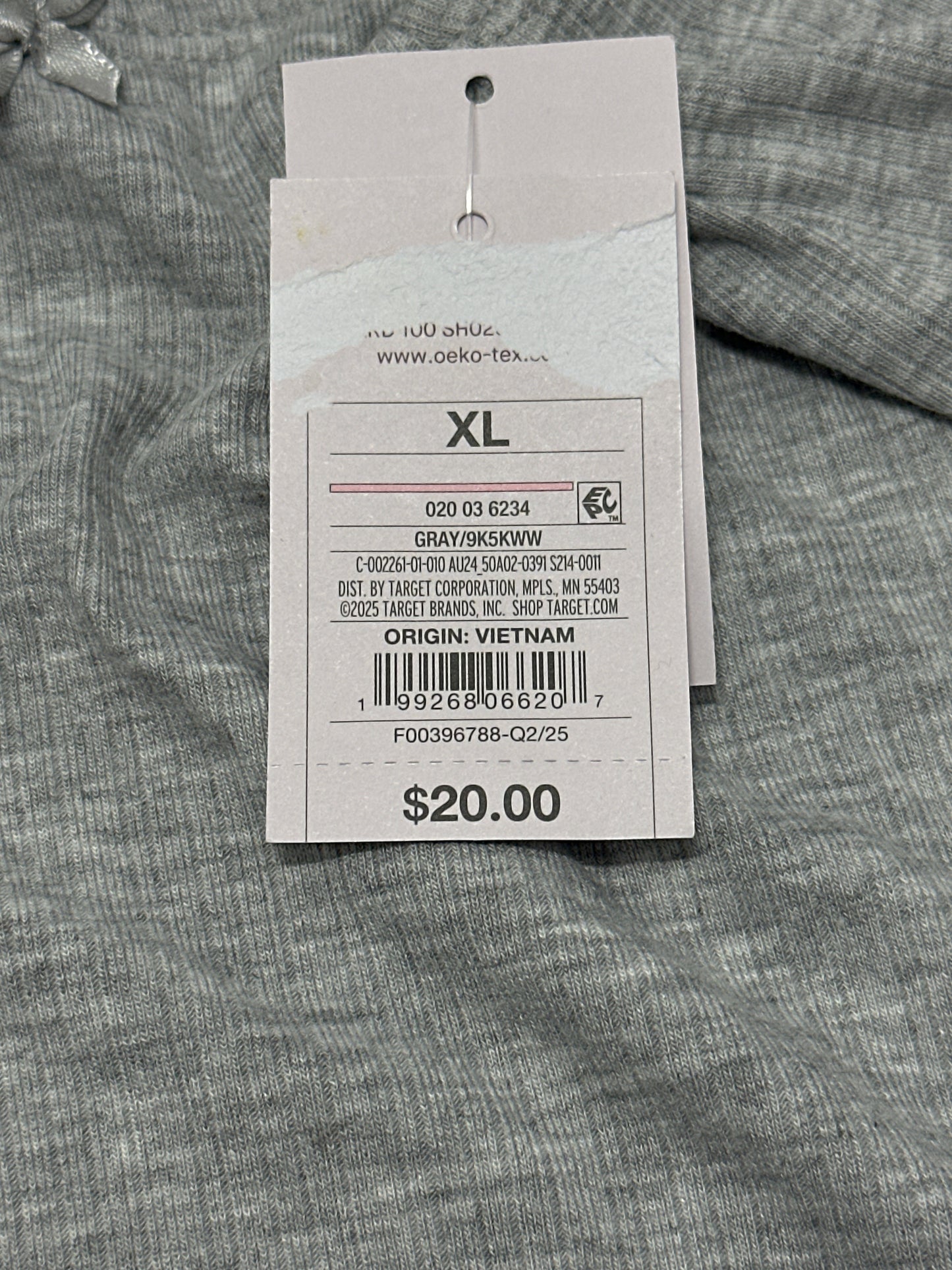 Auden Women's Soft Ribbed Sleep Lounge Skirt Gray