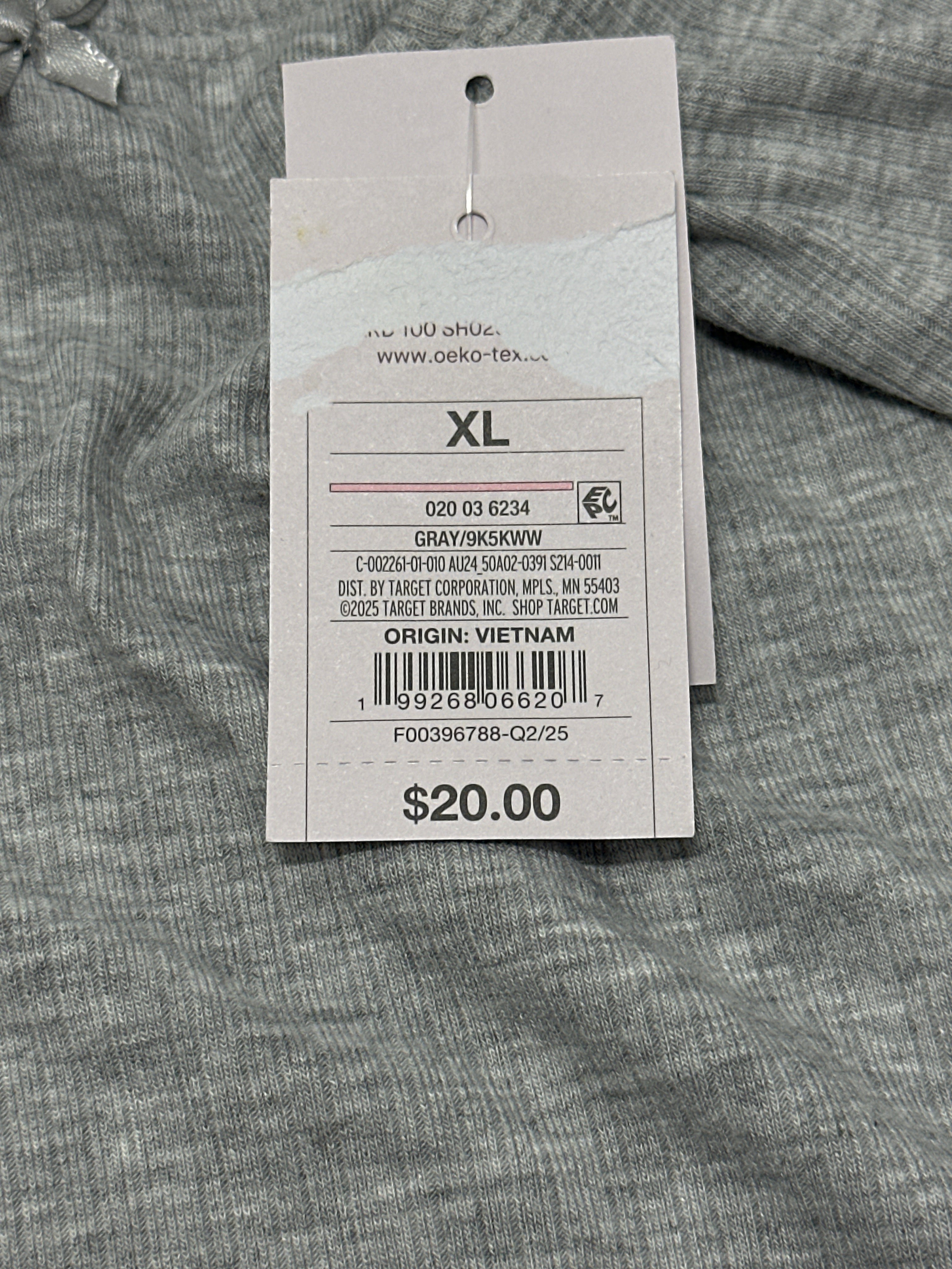 Auden Women's Soft Ribbed Sleep Lounge Skirt Gray