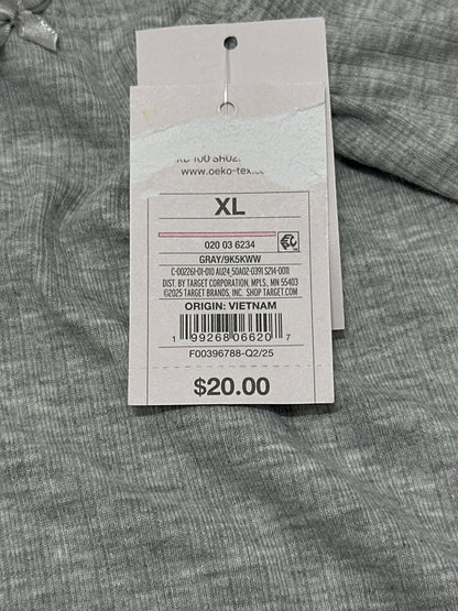 Auden Women's Soft Ribbed Sleep Lounge Skirt Gray