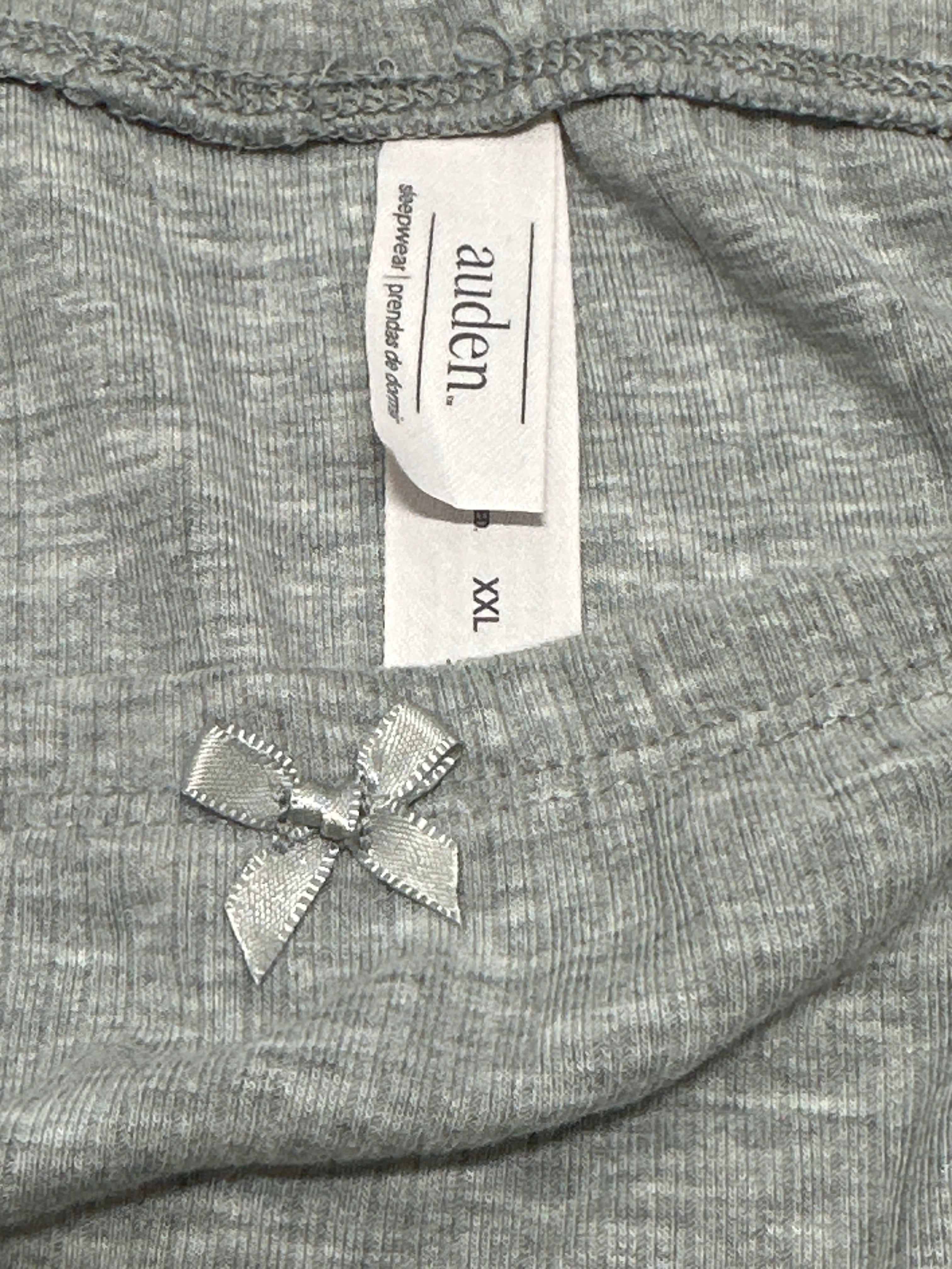 Auden Women's Soft Ribbed Sleep Lounge Skirt Gray