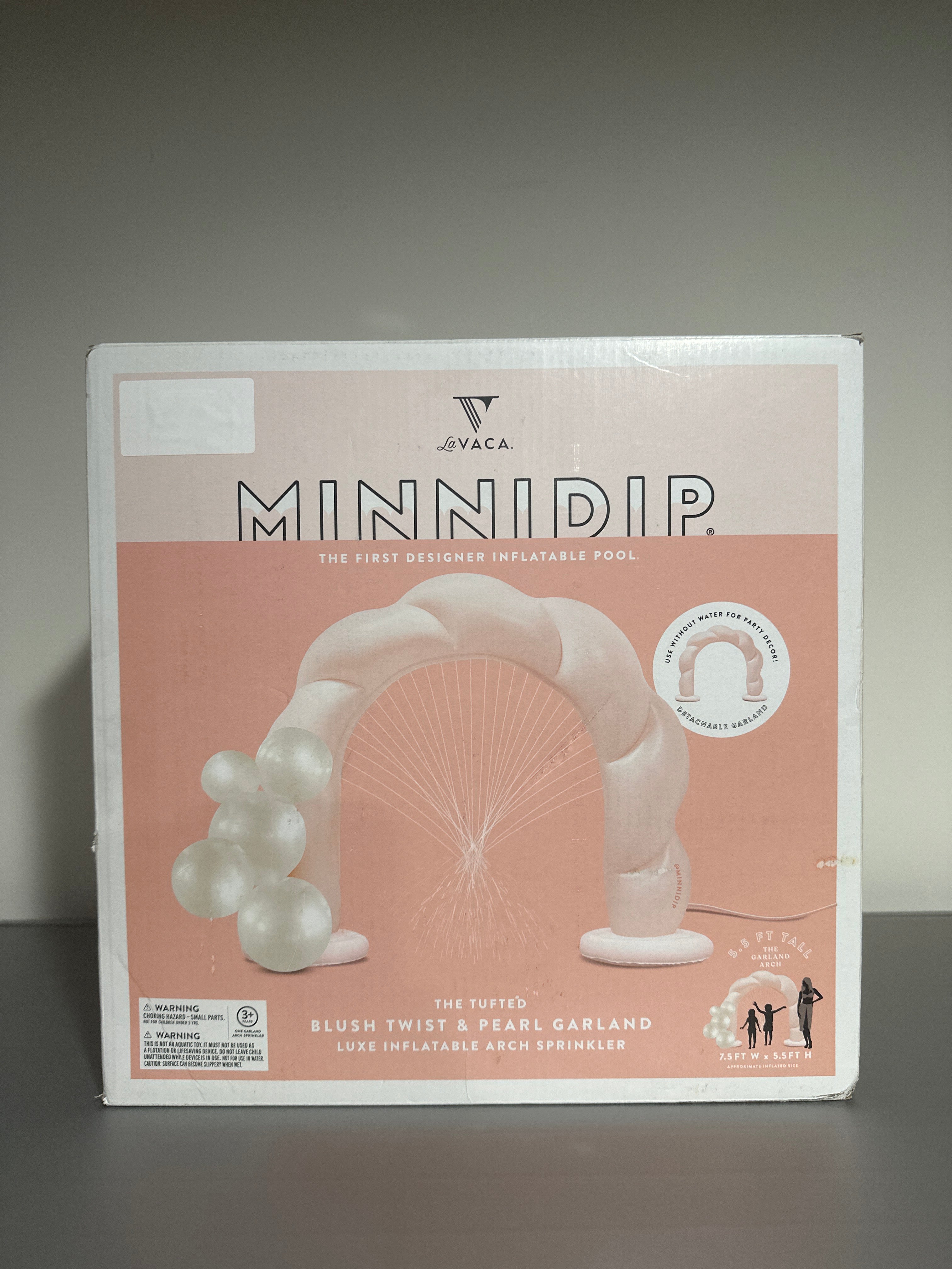 MINNIDIP Arch Play Sprinkler - Blush Twist