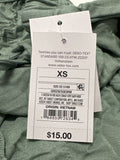 Auden Women's Cloud Knit Sleep Shorts Green Dreamy Soft Lounge Pajama