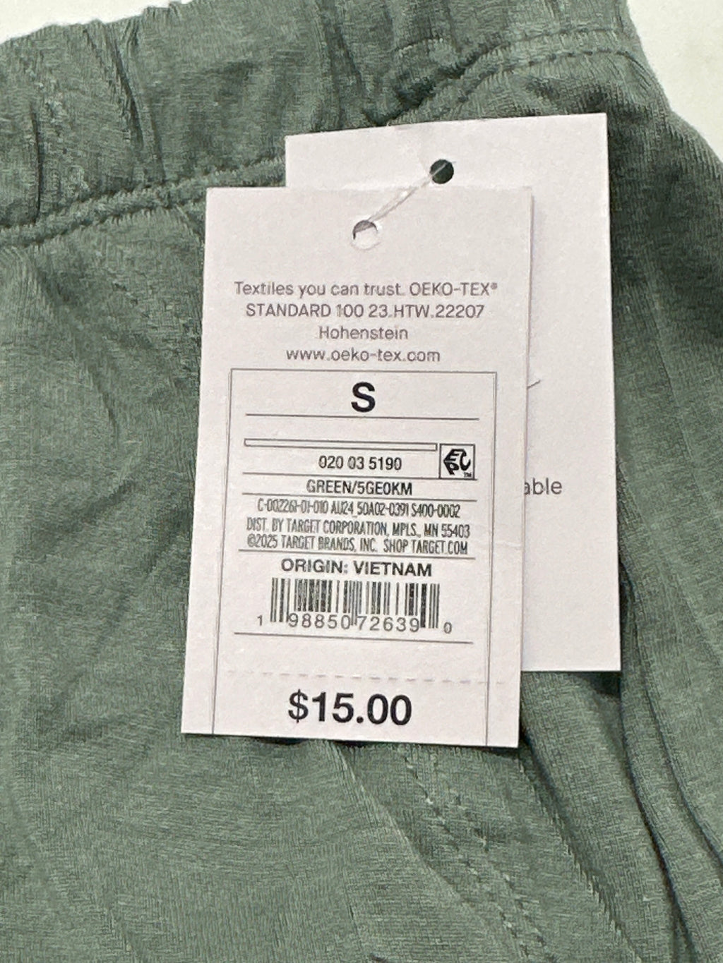 Auden Women's Cloud Knit Sleep Shorts Green Dreamy Soft Lounge Pajama