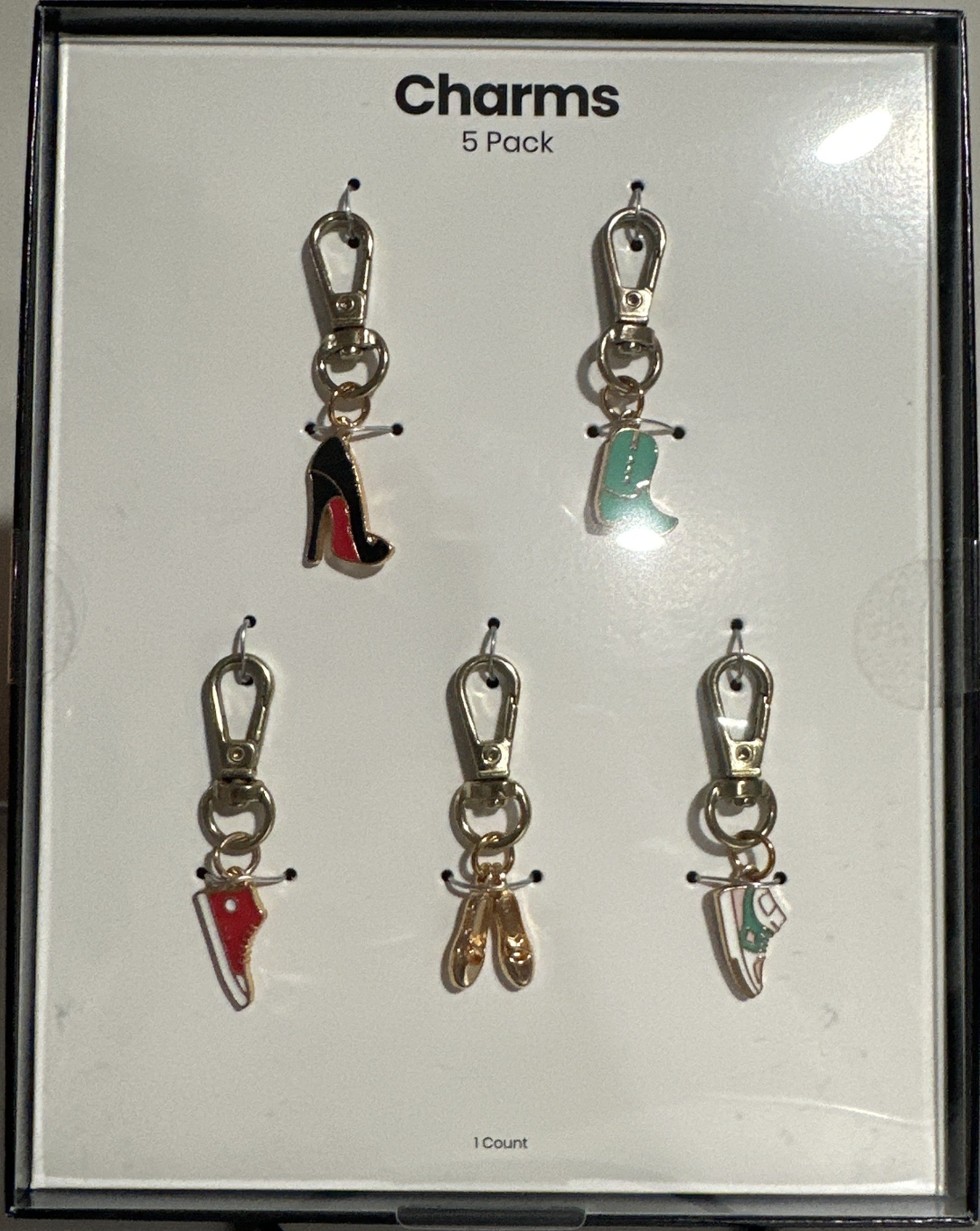 Hello Lux 5-Pack “Shoe” Phone Charms for Wristlets & Crossbodies
