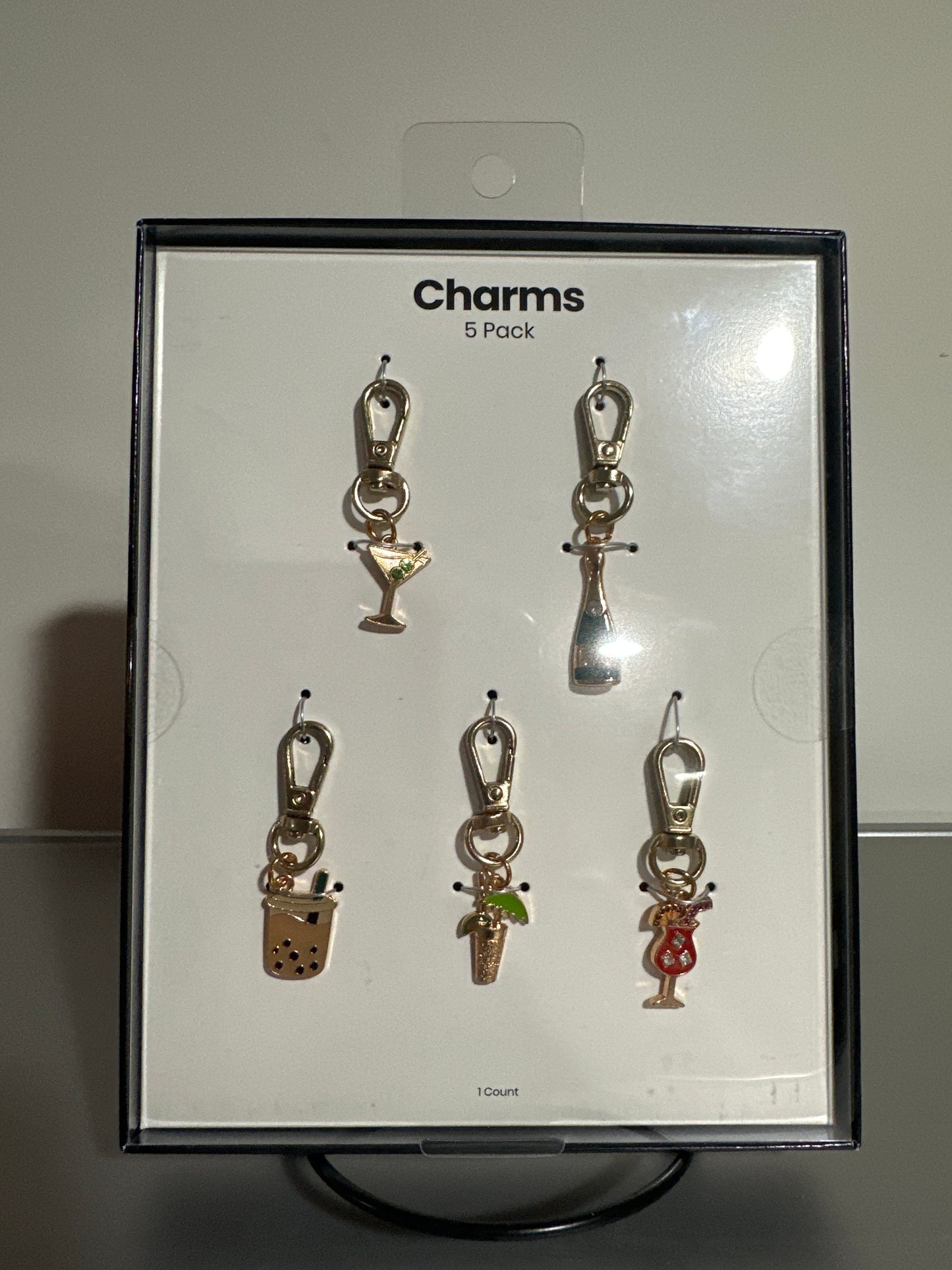 Hello Lux 5-Pack “Drink” Phone Charms for Wristlets & Crossbodies