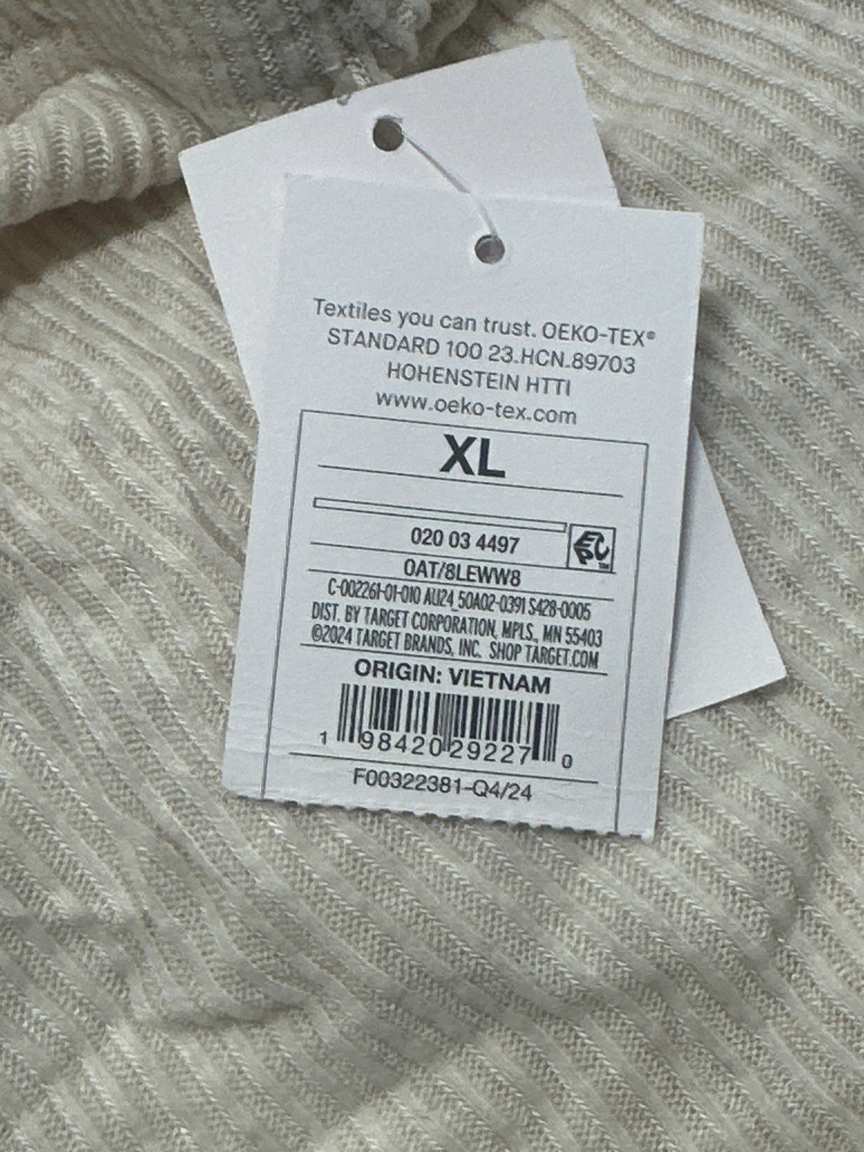 Auden Cozy Ribbed Sleep Shorts Ivory Women's Lounge Pajama Bottoms