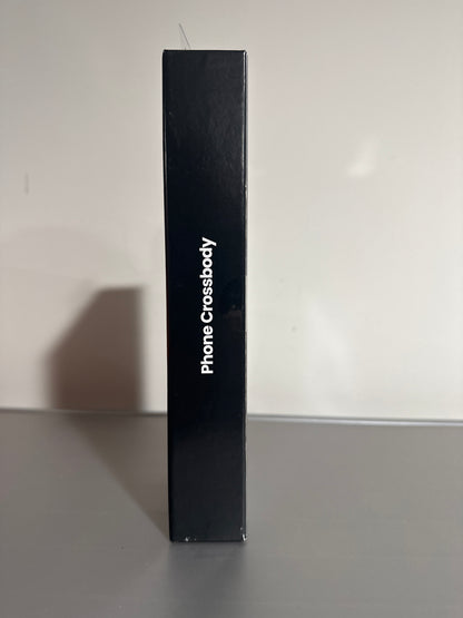 Hello Lux Phone Crossbody Strap – Golden Chain with Black Faux Leather