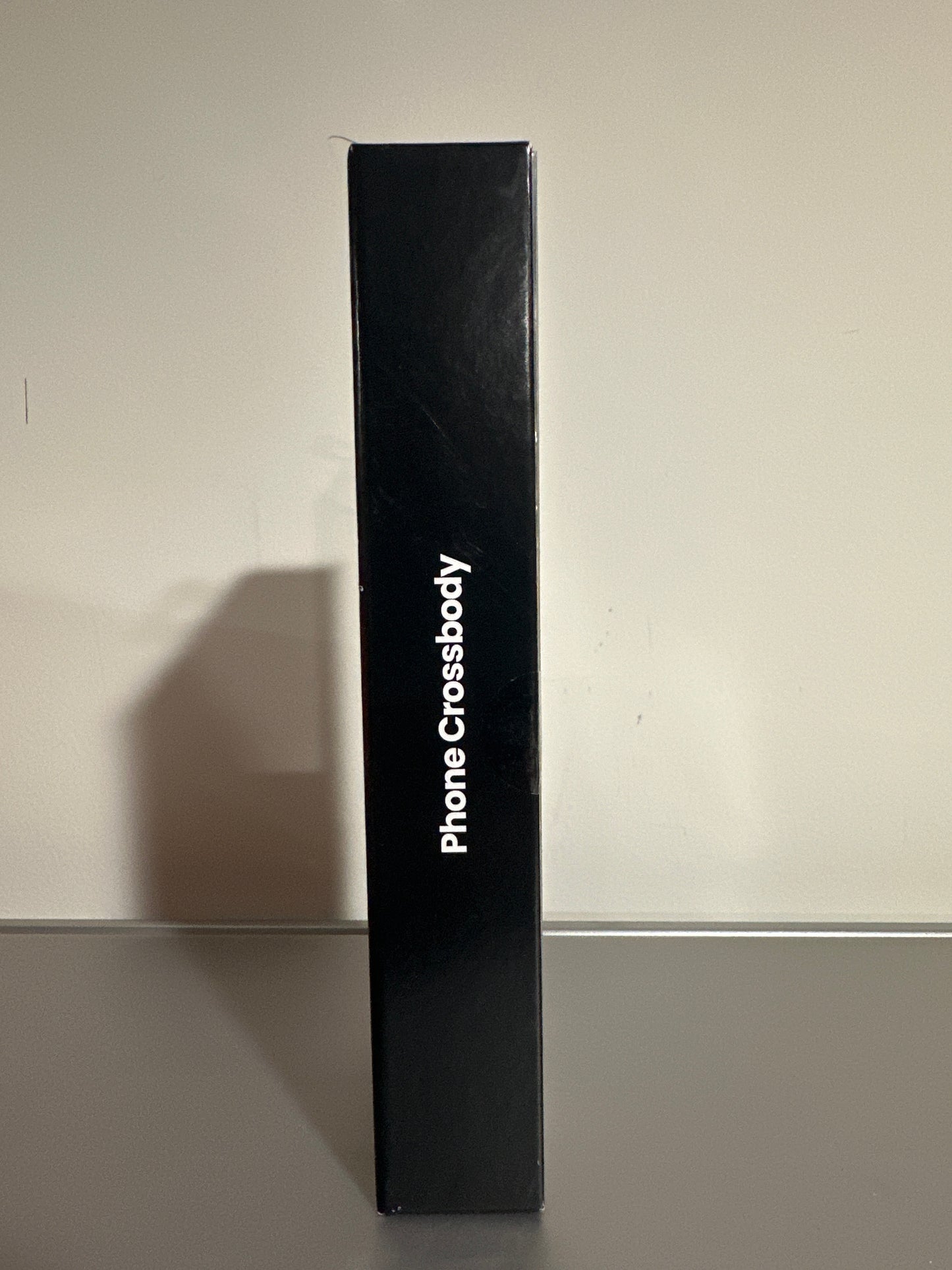 Hello Lux Phone Crossbody Strap – Golden Chain with Beige Faux Leather