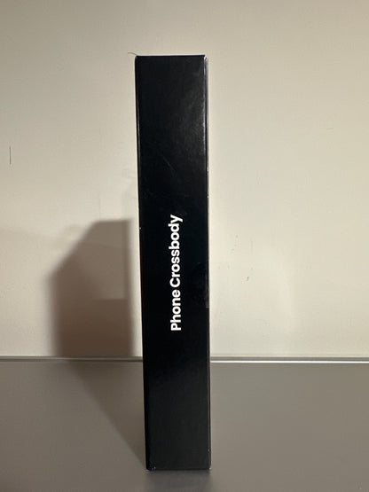 Hello Lux Phone Crossbody Strap – Golden Chain with Beige Faux Leather