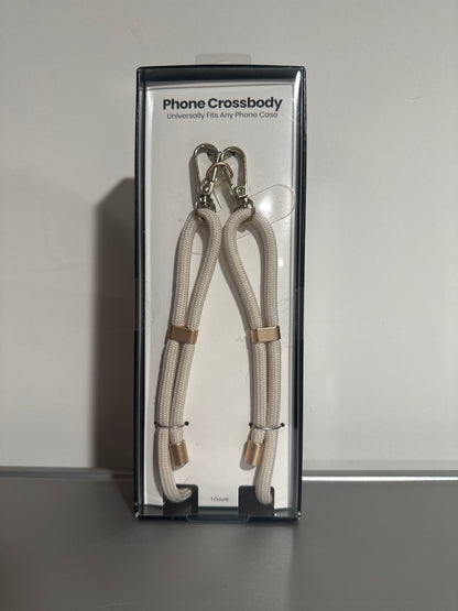 Hello Lux Phone Crossbody Nylon Rope (Neutral Beige)