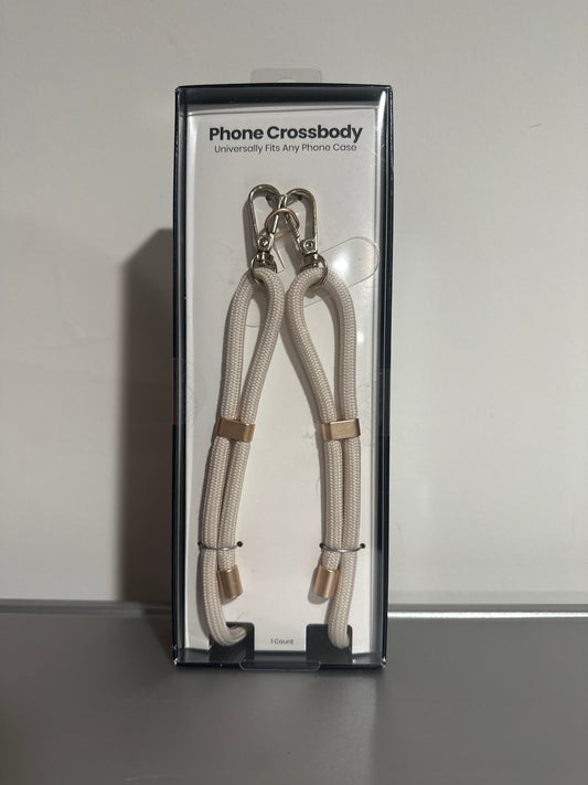 Hello Lux Phone Crossbody Nylon Rope (Neutral Beige)