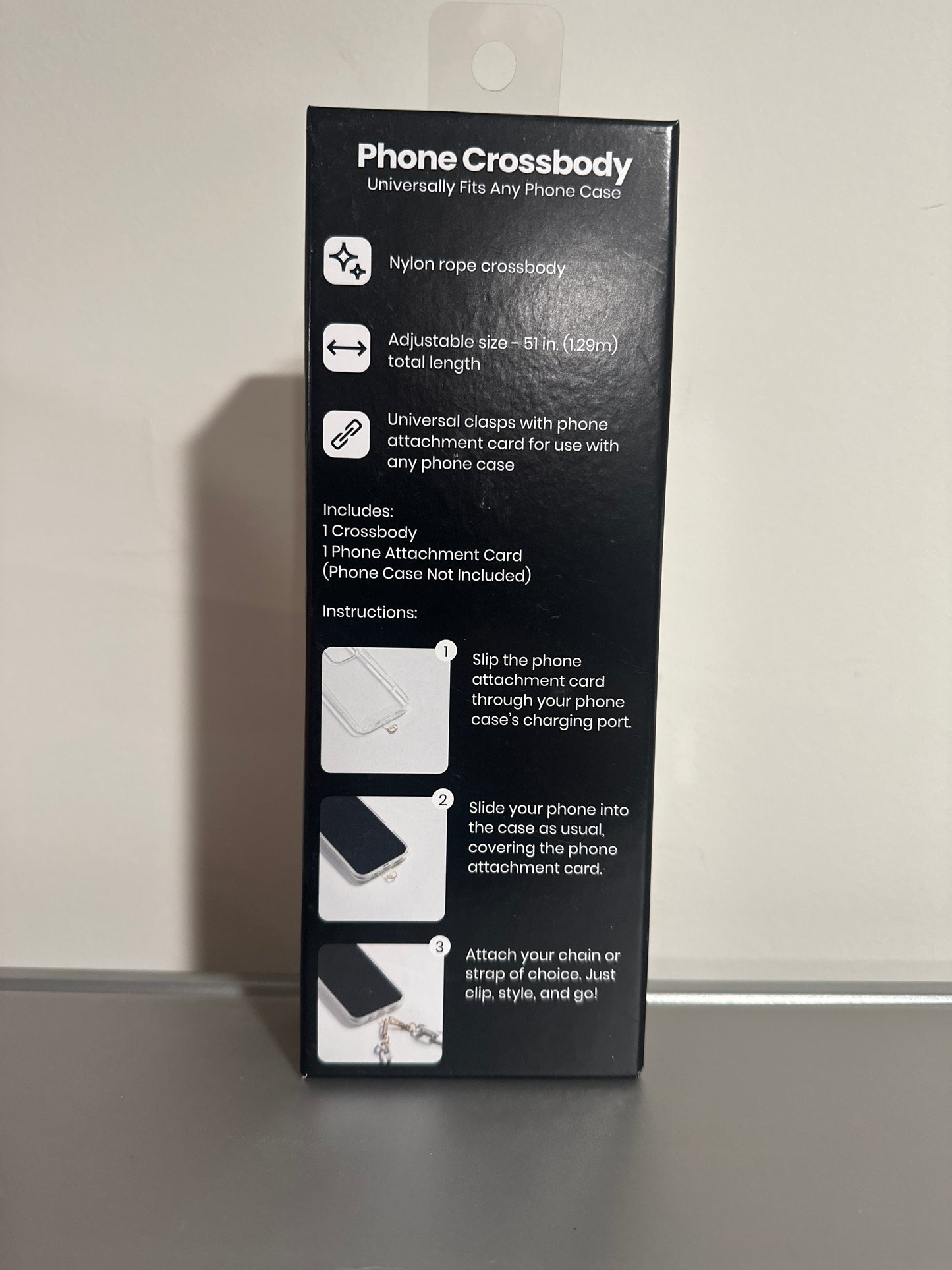 Hello Lux Phone Crossbody Nylon Rope (Neutral Beige)