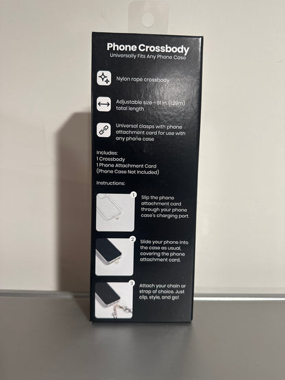 Hello Lux Phone Crossbody Nylon Rope (Neutral Beige)