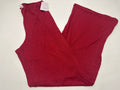 Auden women's red soft ribbed sleepwear pants size XL