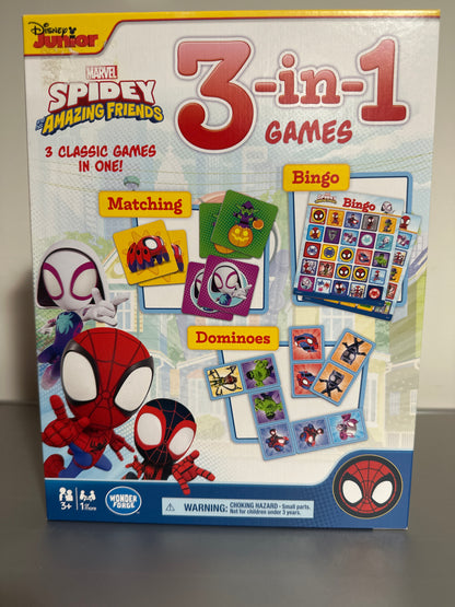 Marvel Spidey and His Amazing Friends 3-in-1 Games