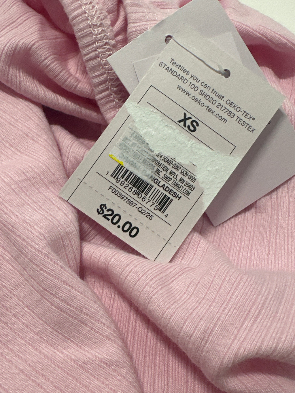 Auden Women's Soft Ribbed Sleep Pants Pink Lounge Pajama Bottoms