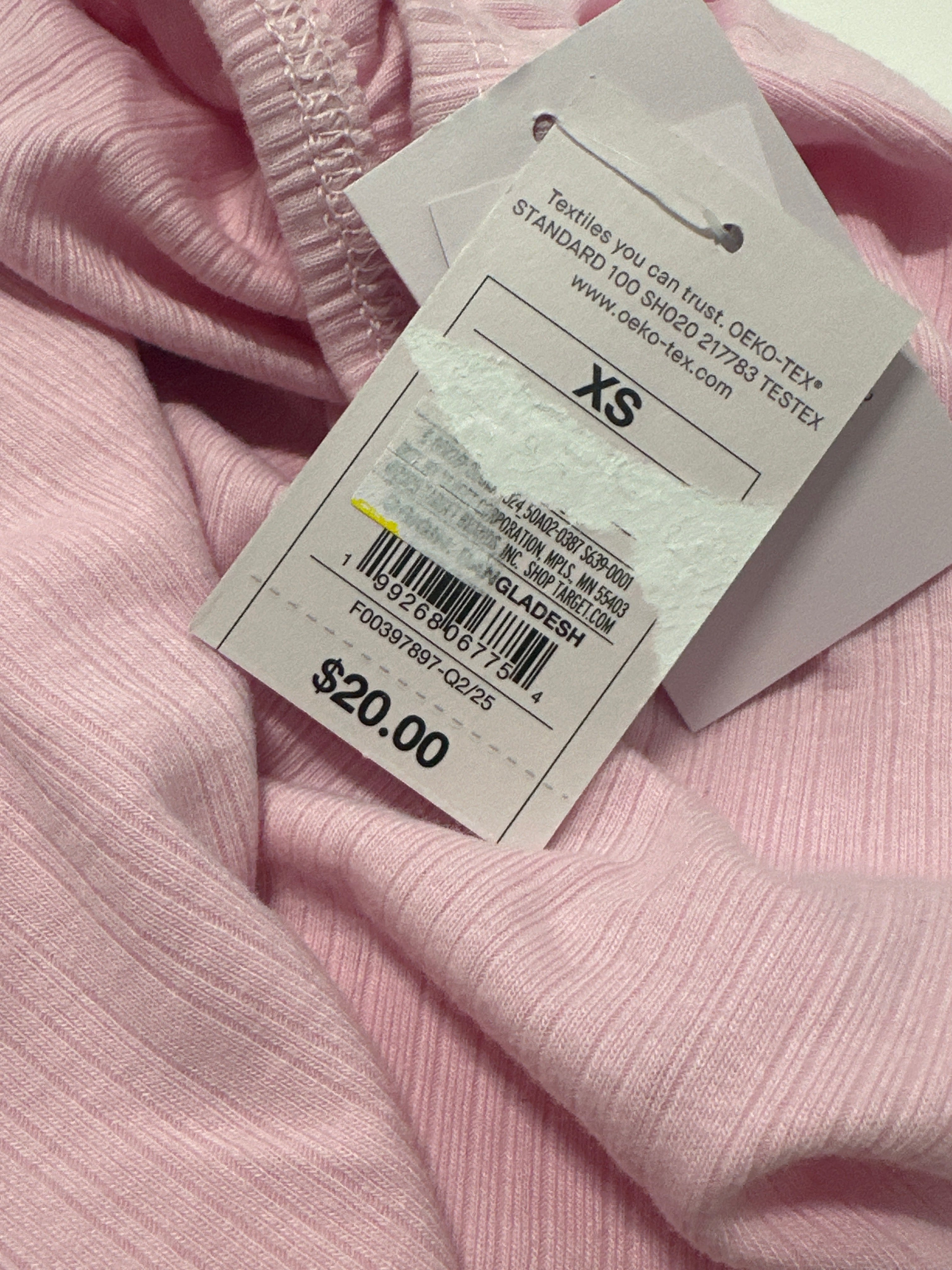 Auden Women's Soft Ribbed Sleep Pants Pink Lounge Pajama Bottoms