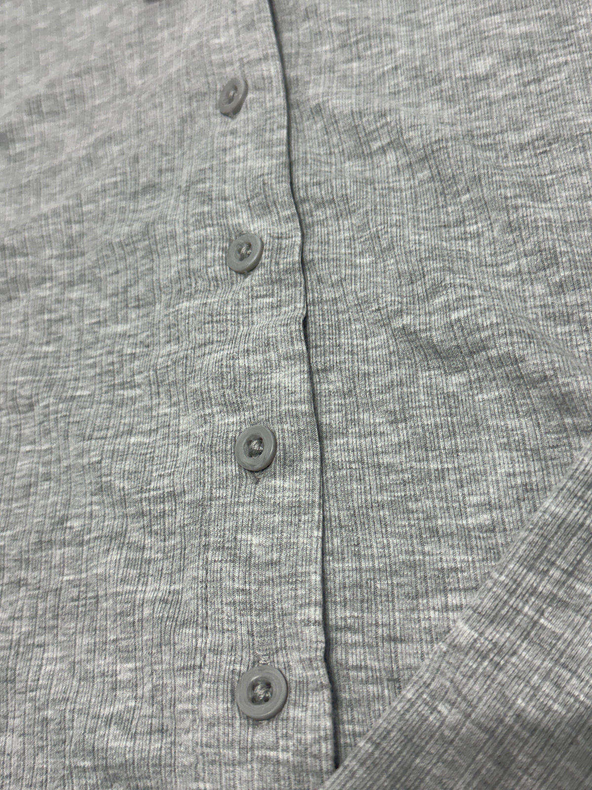 Auden women's gray Henley sleepwear top size S