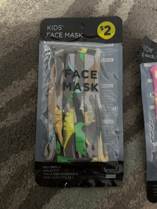Boys Dinosaur Camo Mask