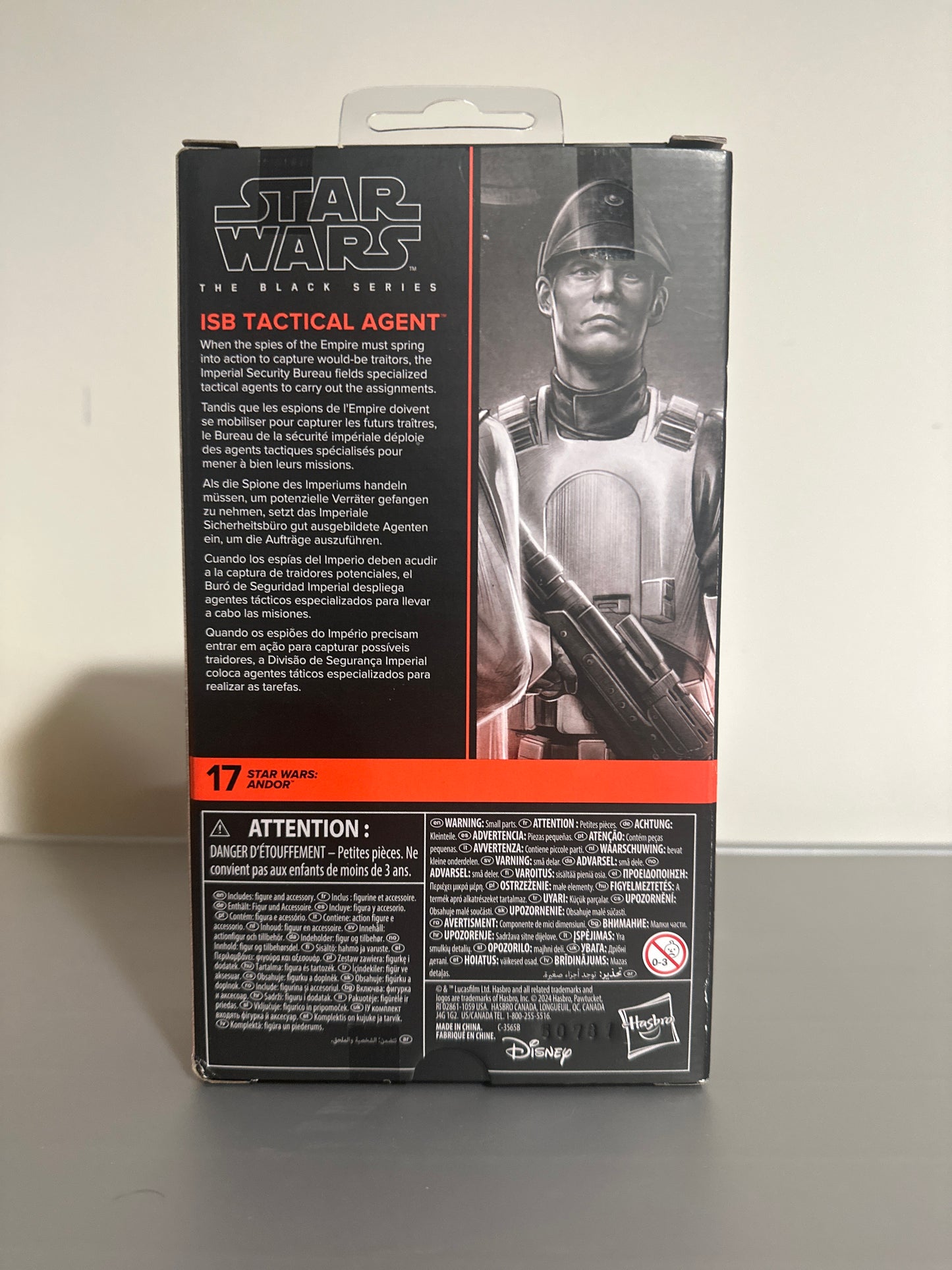 Star Wars™ The Black Series ISB Tactical Agent Action Figure – 6-Inch Scale