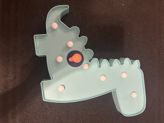 Blue light up Dinosaur