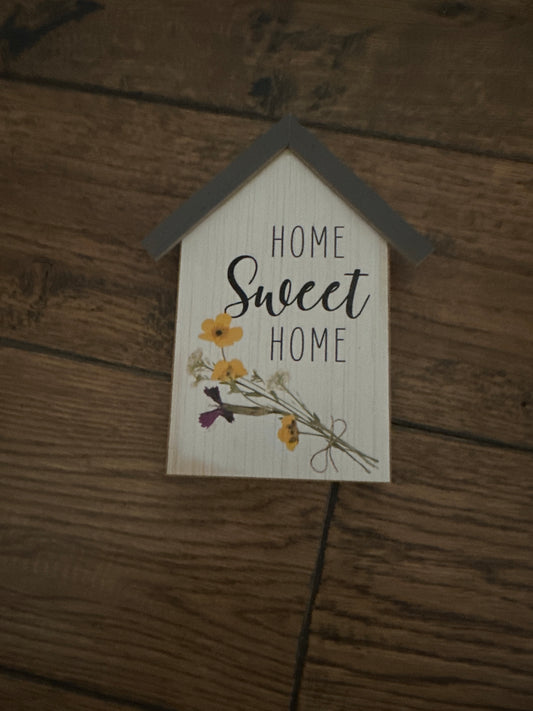 Home Sweet Home Small wooden sign