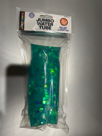 Jumbo Water Tube Fidget Toy - Turquoise