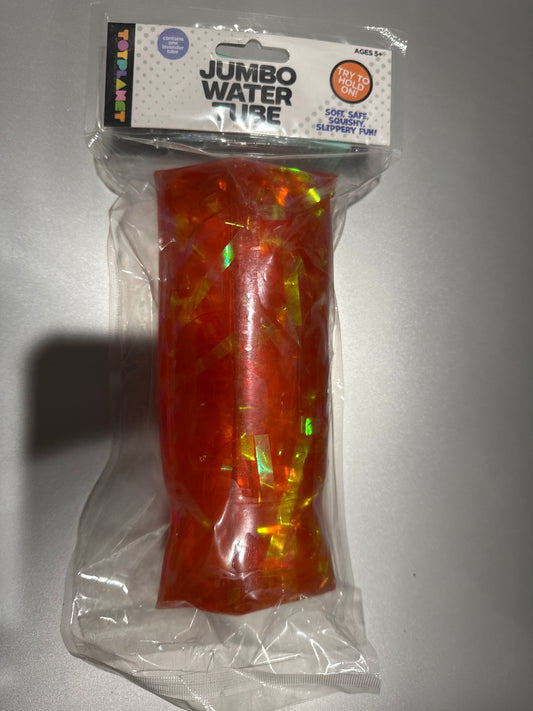 Jumbo Water Tube Fidget Toy - Orange
