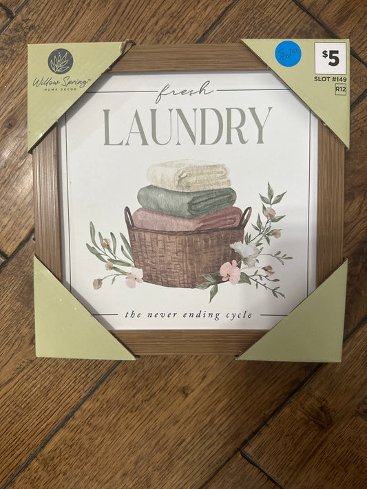 Rustic Laundry Sign