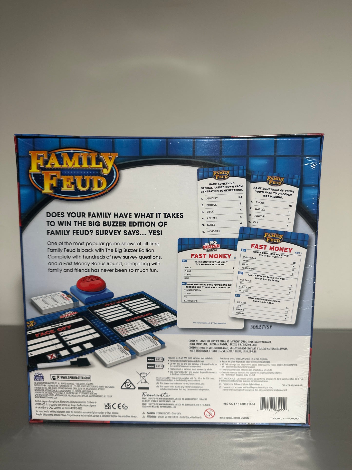 Family Feud®: The Big Buzzer Edition - Board Game