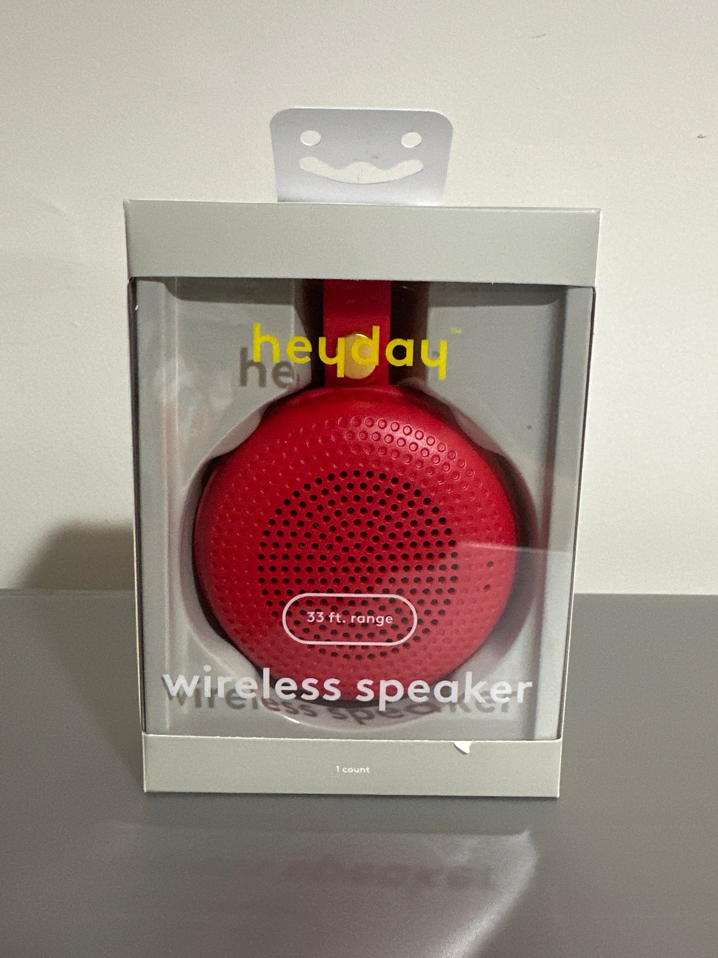 heyday™ Wireless Speaker – Portable Bluetooth Speaker (Red)