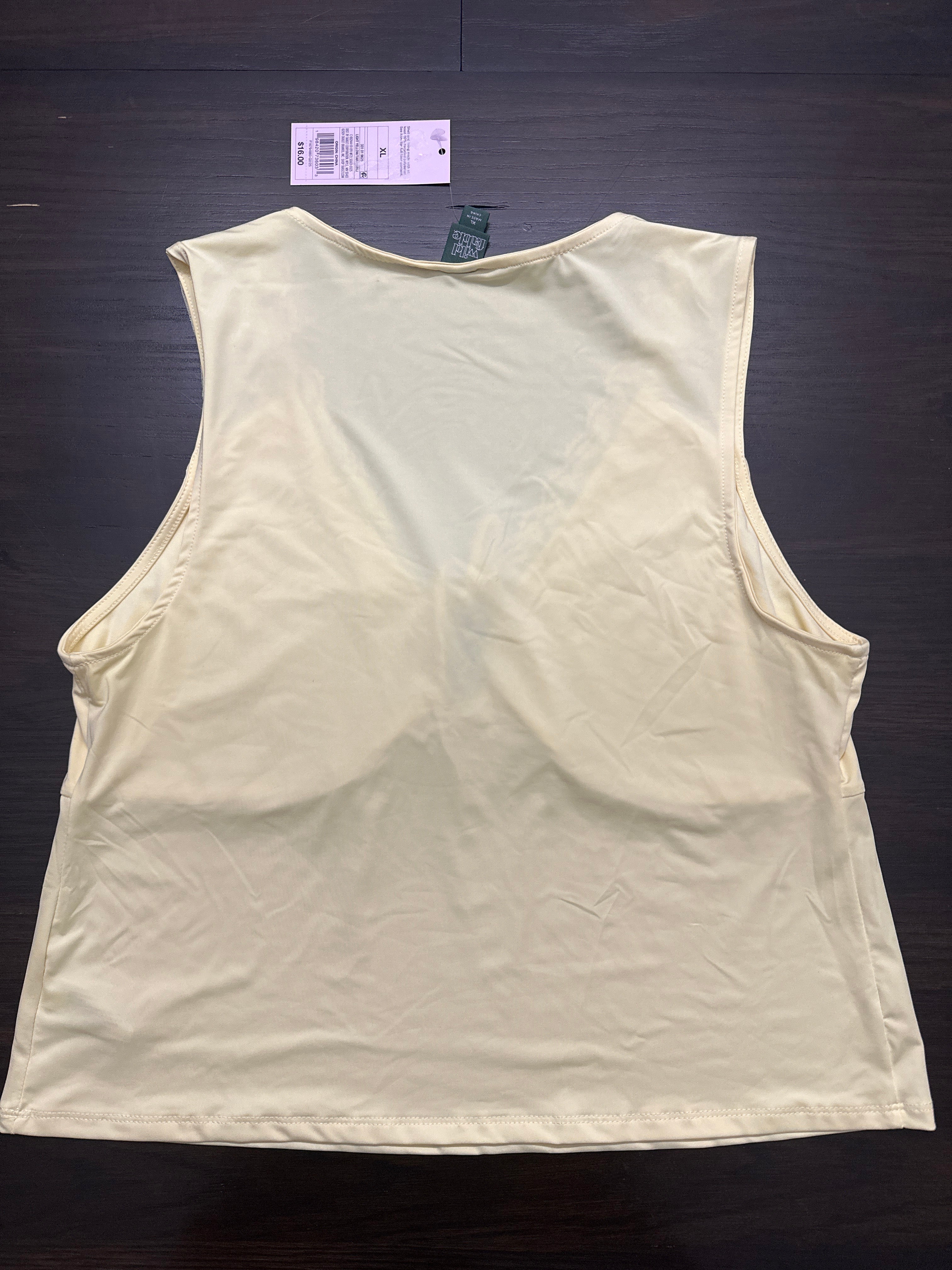 Wild Fable Lace-Trim Tie-Front Tank Top – Women’s XL