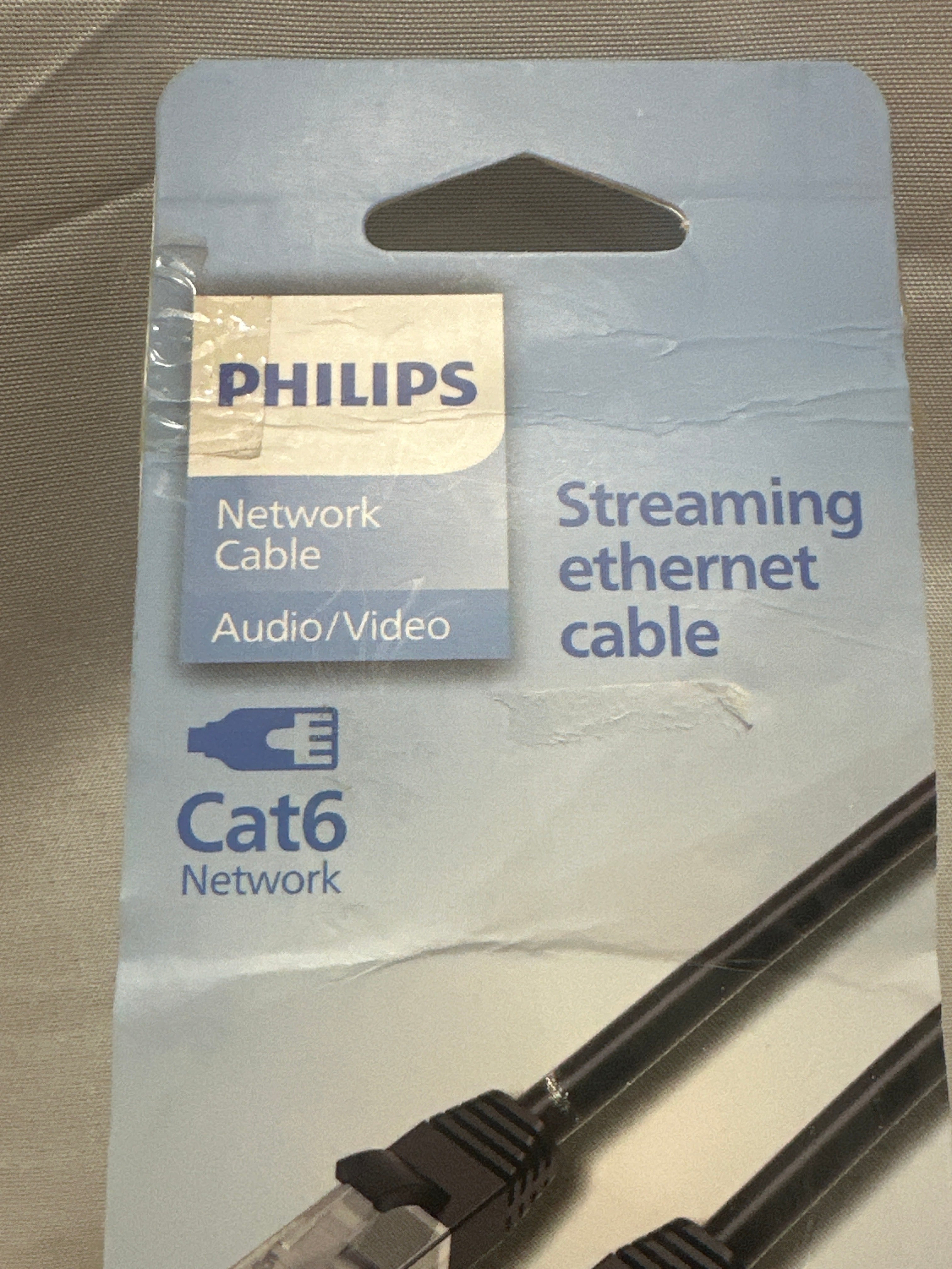 Philips Cat6 Streaming Ethernet Network Cable 7 Ft 10 Gigabit Black SWR9592B