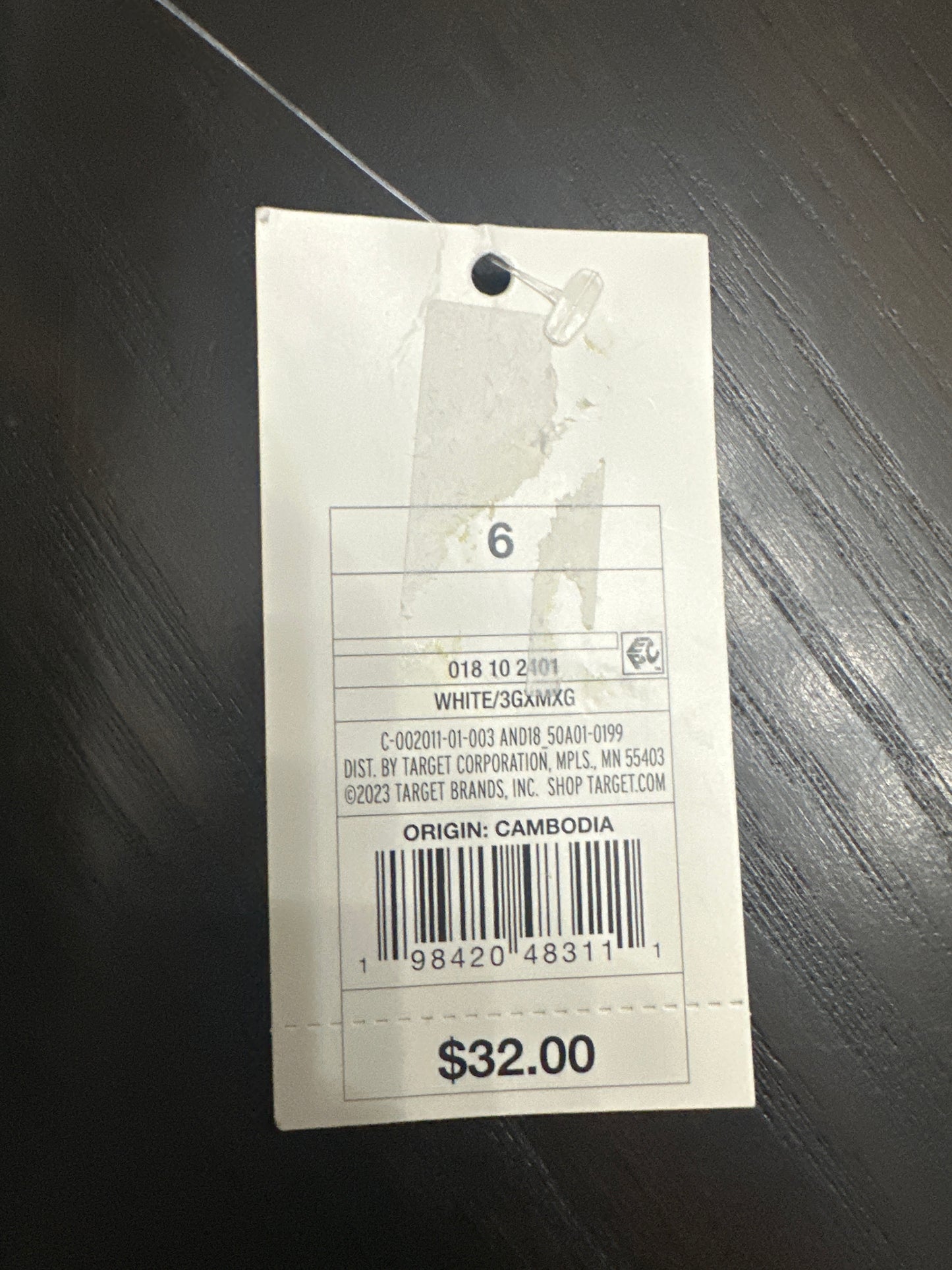 A New Day™ Off-White Linen-Blend Ankle Pants – Women’s Size 6