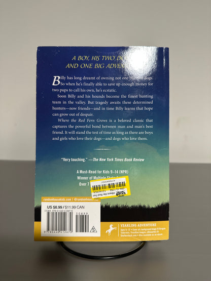 Where the Red Fern Grows (Paperback)
