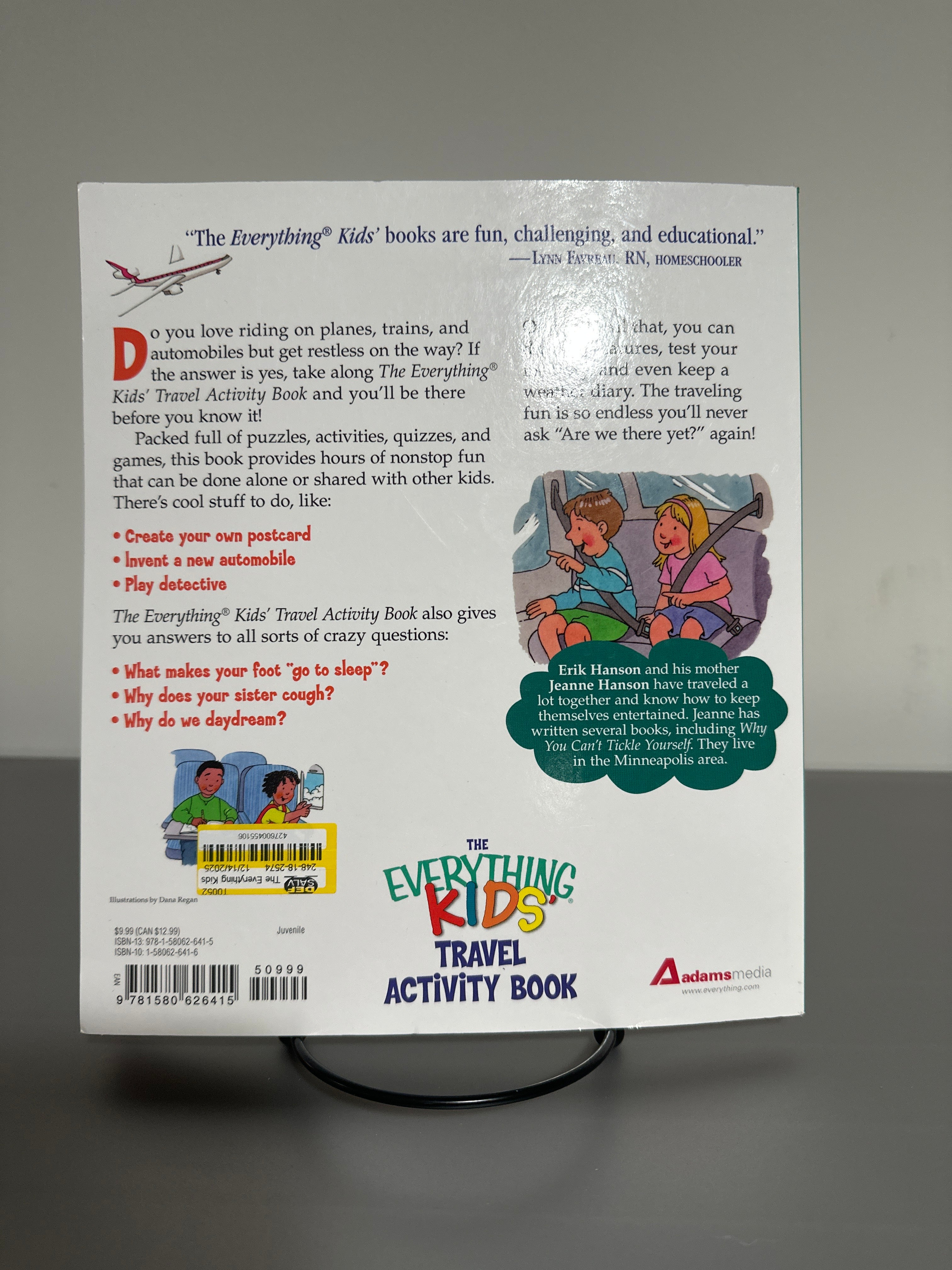 The Everything Kids Travel Activity Book Paperback