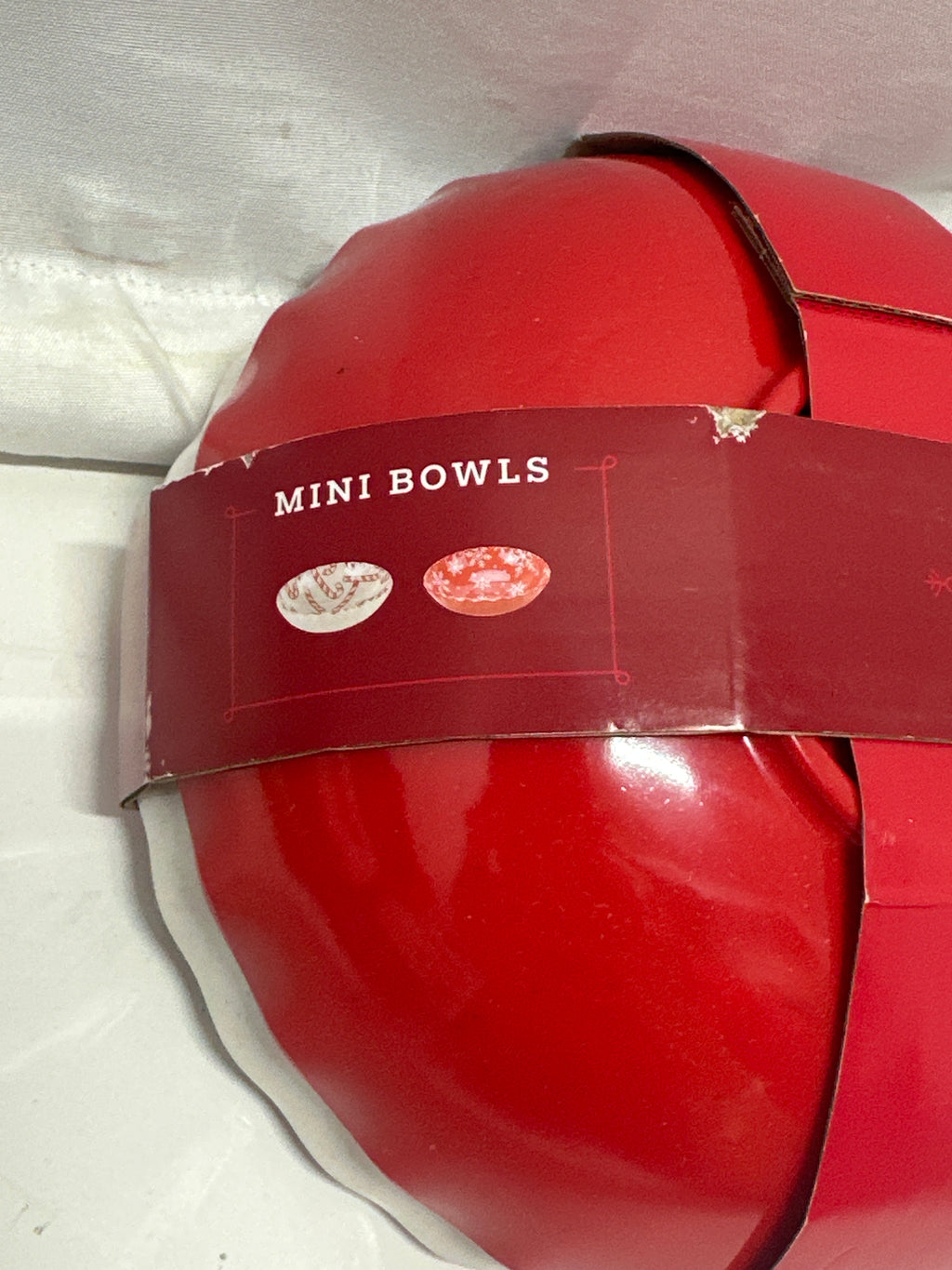 Wondershop candy cane mini bowls set of 2