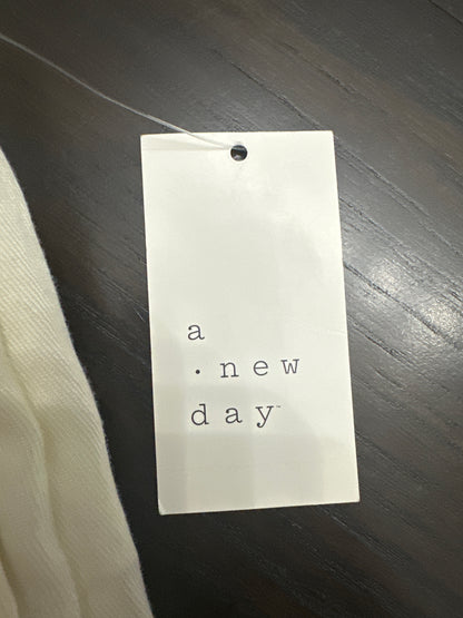 A New Day™ Off-White Linen-Blend Ankle Pants – Women’s Size 4