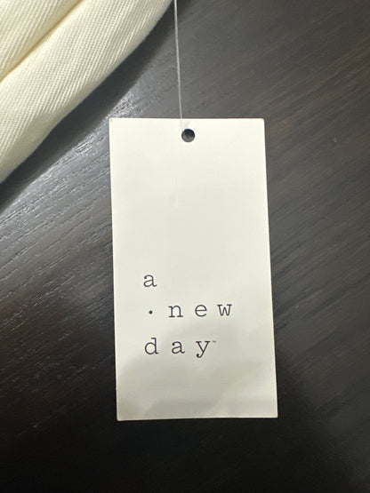 A New Day™ Off-White Linen-Blend Ankle Pants – Women’s Size 12