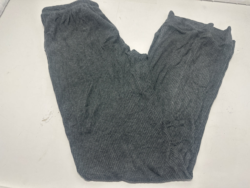 Auden women's dark gray ribbed sleepwear pants size S view 4