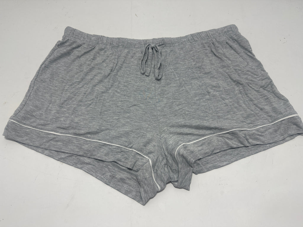 Auden women's heather gray Cloud Knit sleepwear shorts size L view 1