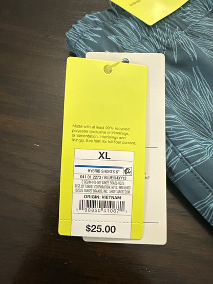 All in Motion™ Men’s Hybrid Shorts – 6" Inseam (Size XL)