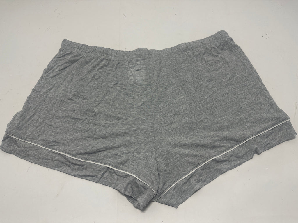 Auden women's heather gray Cloud Knit sleepwear shorts size L view 3