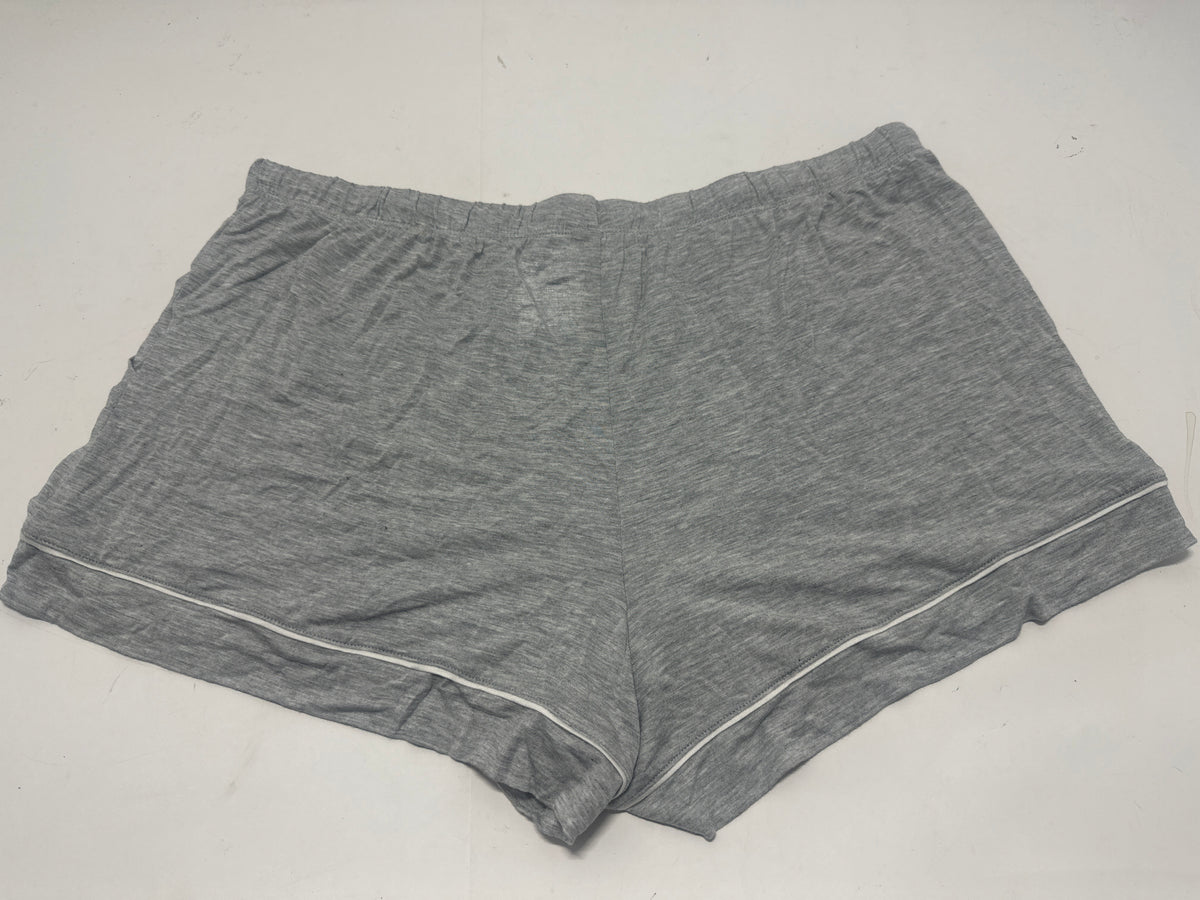 Auden women's heather gray Cloud Knit sleepwear shorts size L view 3