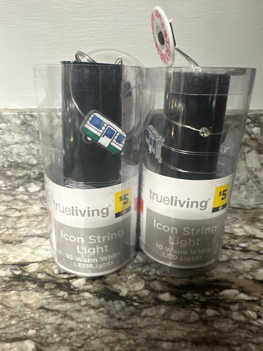 True Living Novelty Icon String Lights - Camper