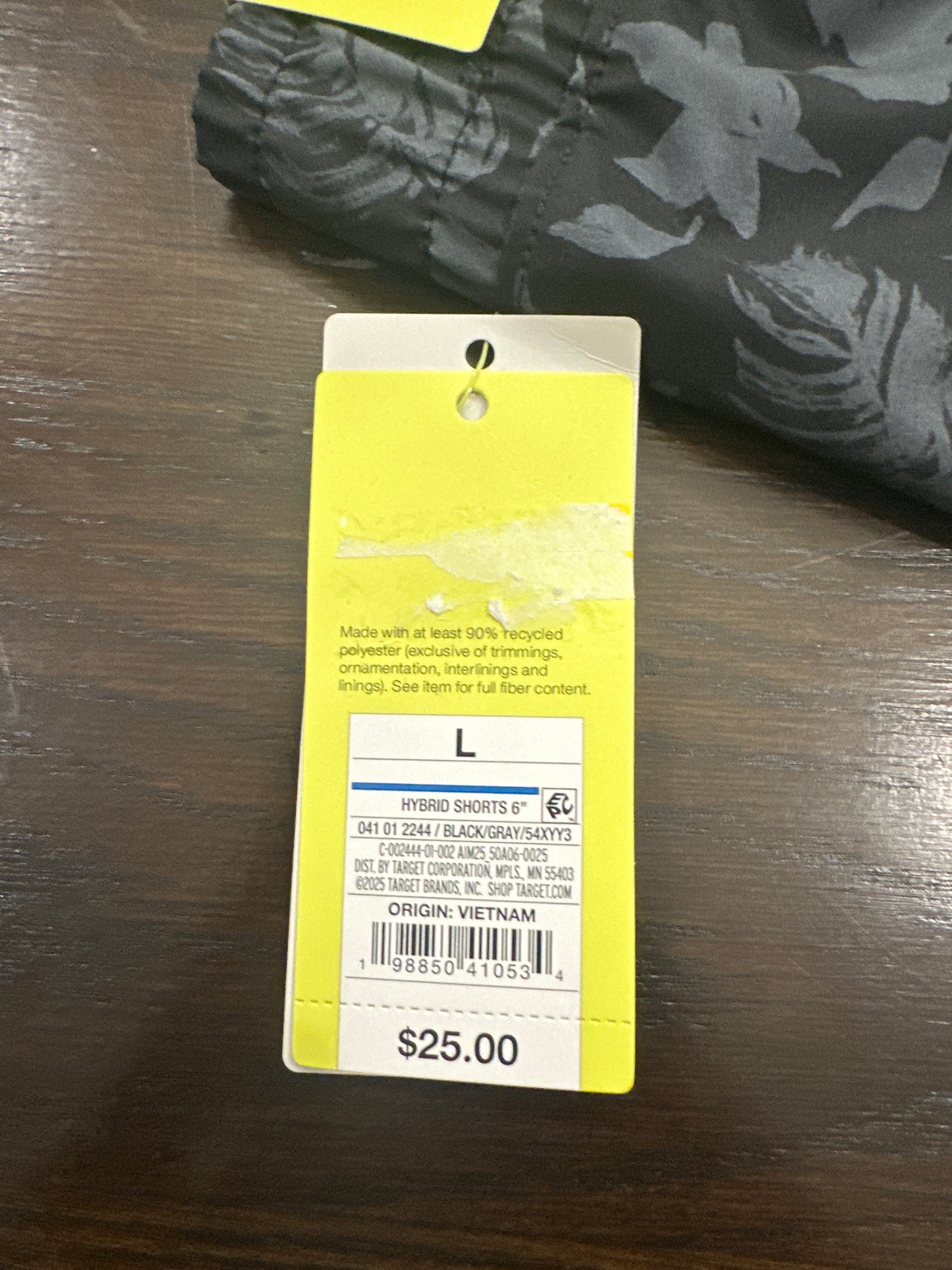 All in Motion™ Men’s Hybrid Shorts – 6" Inseam (Size Large)